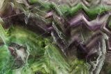 Colorful Polished Fluorite Slab - China #367874-1